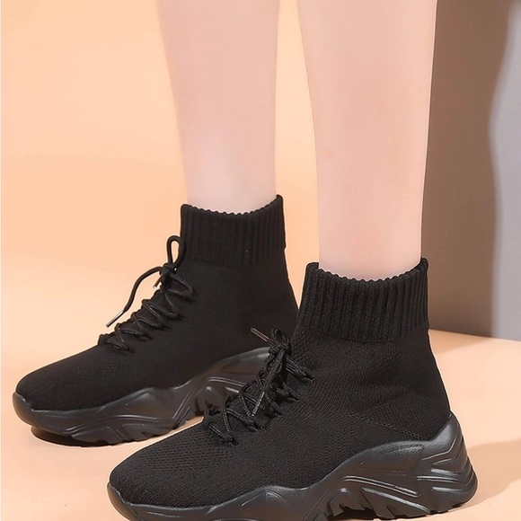 Black sock sneakers - Picture 2 of 4